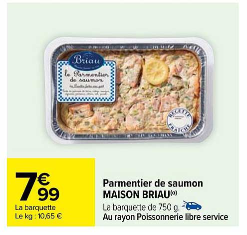 Parmentier De Saumon Maison Briau