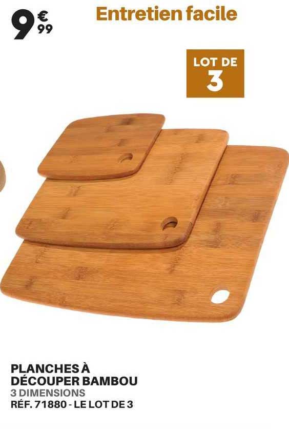Planche à Découper Bambou