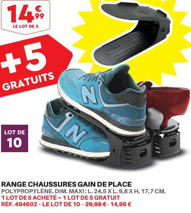 range chaussures gain de place