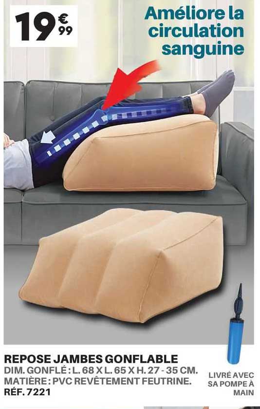 repose jambes gonflable