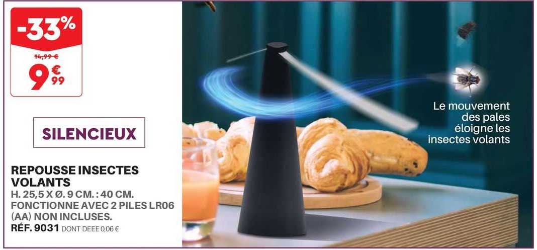 repousse insectes volants