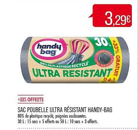 sac poubelle ultra résistant handy-bag