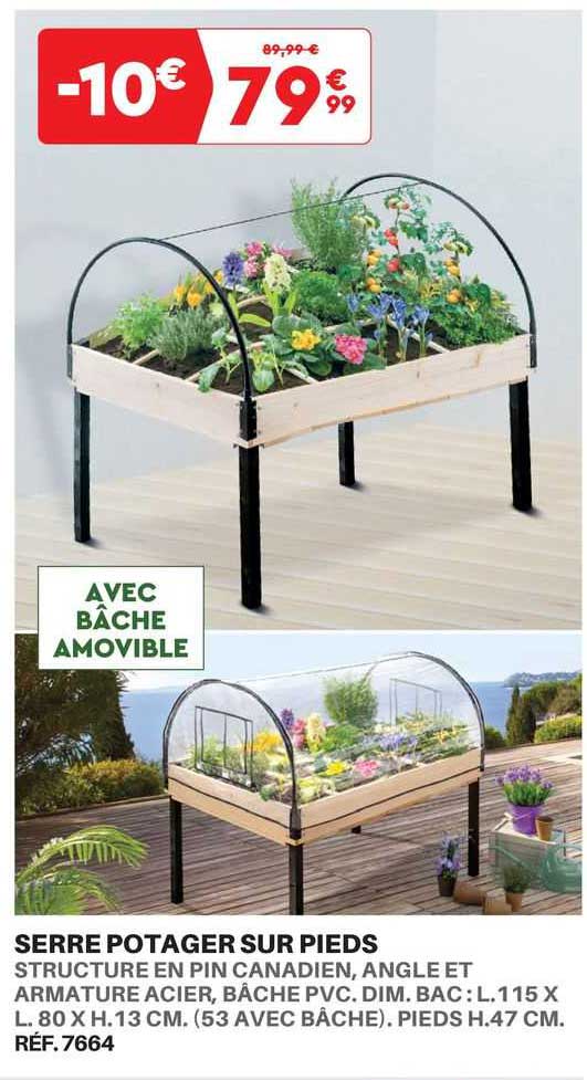 Serre Potager Sur Pieds