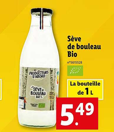 sève de bouleau bio