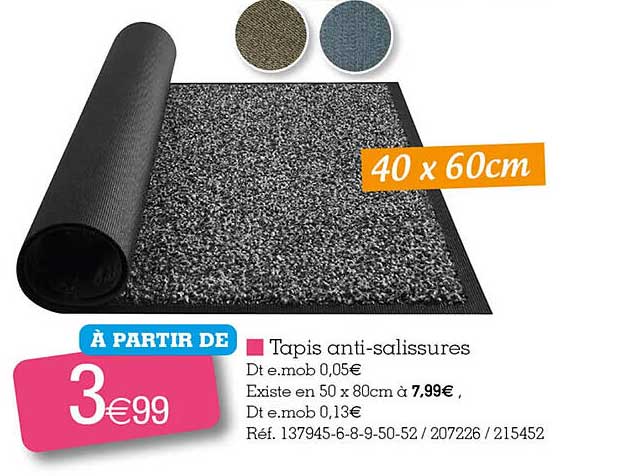 tapis anti-salissures
