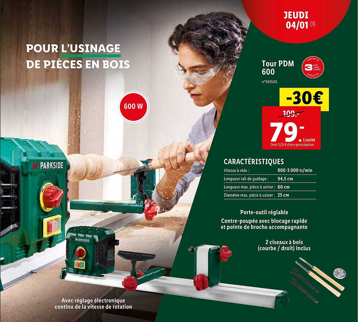 Tour Pdm 600 Parkside