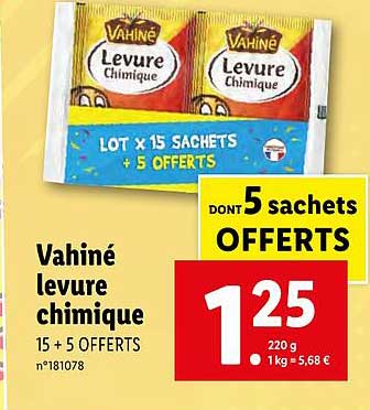 vahiné levure chimique