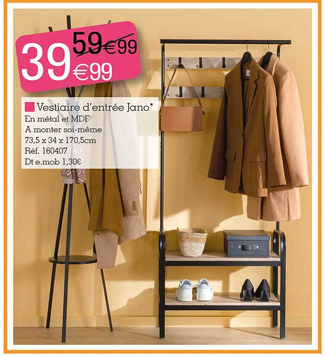vestiaire d'entrée jano