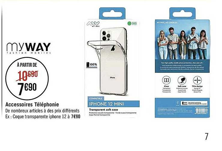 accessoires téléphonie myway