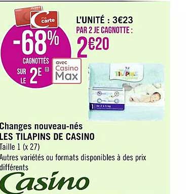 Changes Nouveau-nés Les Tilapins De Casino