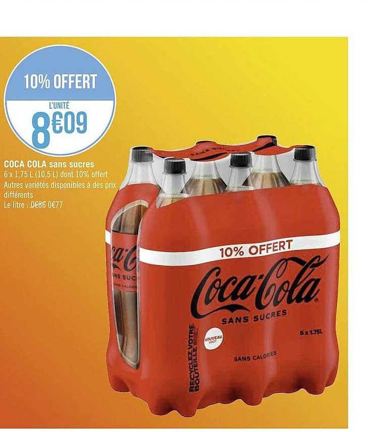 coca-cola sans sucres