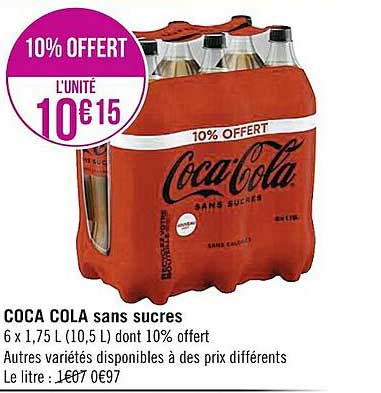 Coca Cola Sans Sucres