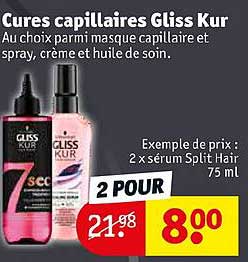 cures capillaires gliss kur