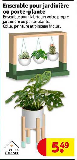 ensemble pour jardinière ou porte-plante
