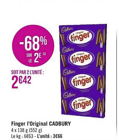 finger l'original cadbury