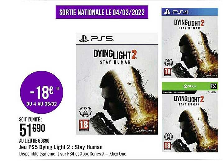 jeu ps5 dying light 2 : stay human