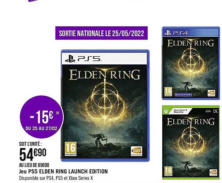 jeu ps5 ring launch édition