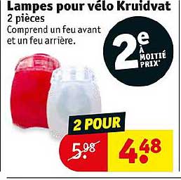 lampes pour vélo kruidvat