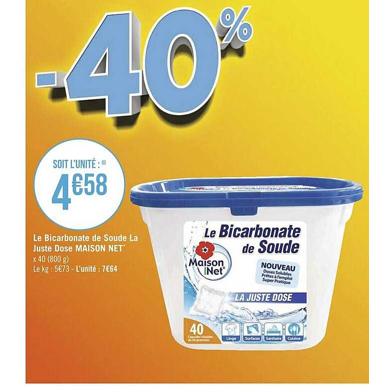 Le Bicarbonate De Soude La Juste Dose Maison Net