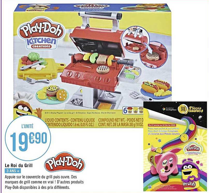 le roi du grill play-Doh