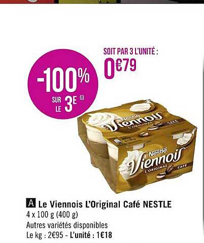 Le Viennois L'original Café Nestlé