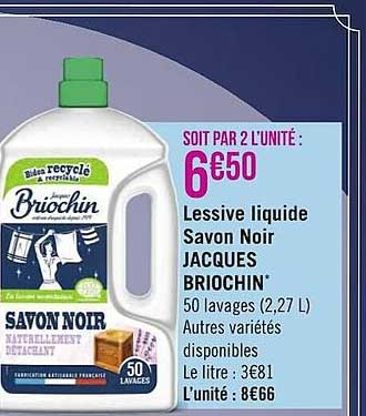 lessive liquide savon noir jacques briochin