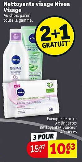 nettoyants visage nivea visage