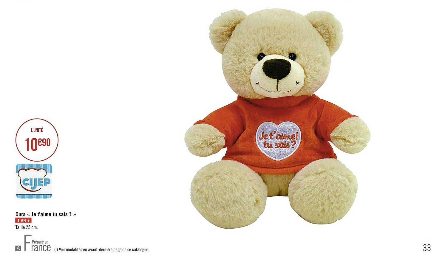 ours «je t'aime tu sais ?»