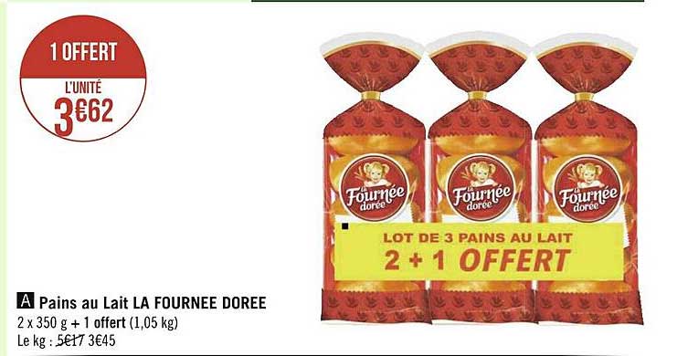 pains au lait la fournée dorée