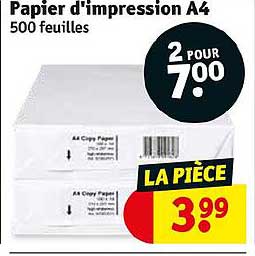 papier d'impression a4