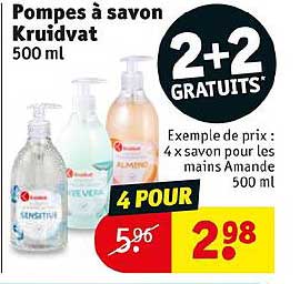 Pompes à Savon Kruidvat