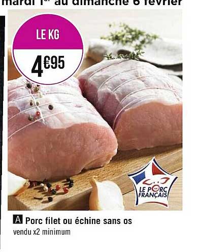 Porc Filet Ou échine Sans Os