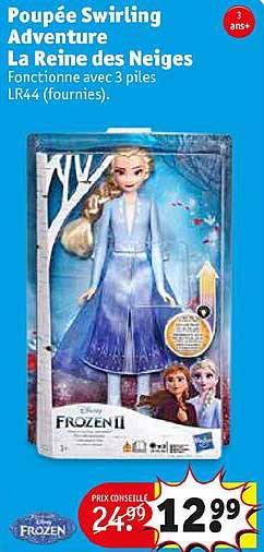 poupée swirling adventure la reine des neiges