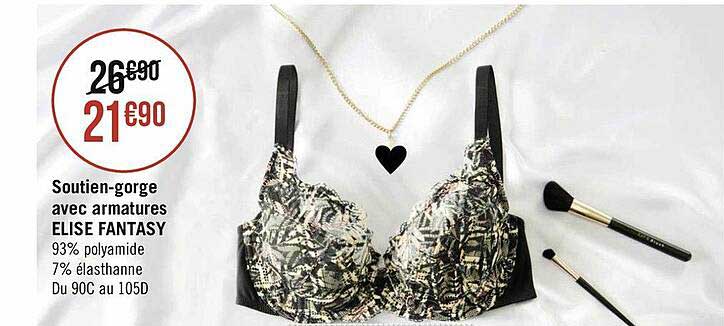 soutien-gorge avec armatures elise fantasy
