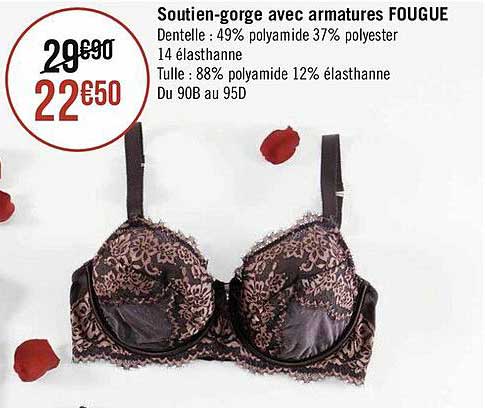 soutien-gorge avec armatures fougue