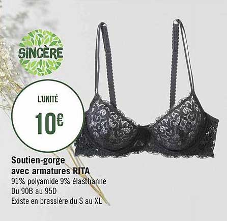 soutien-gorge avec armatures rita sincère