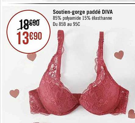 Soutien-gorge Paddé Diva