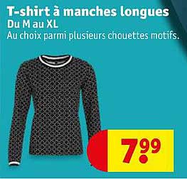 t-shirt à manches longues