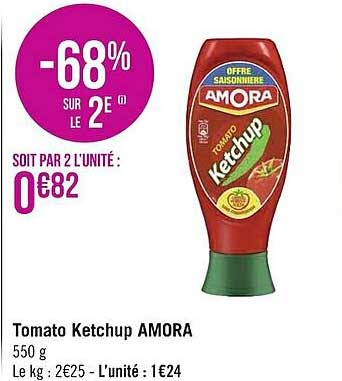 tomato ketchup amora