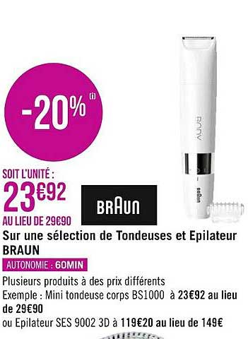 Tondeuses Et épilateur Braun