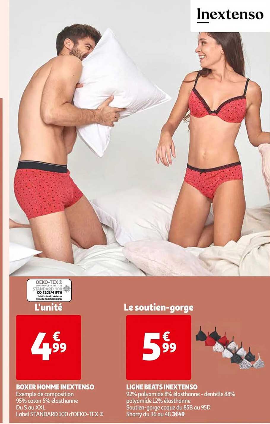 boxer homme inextenso, ligne beats inextenso