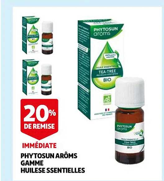 phytosun arôms gamme huiles essentielles