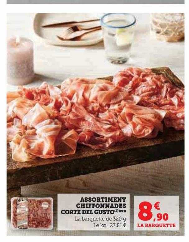 assortiment chiffonnades corte del gusto