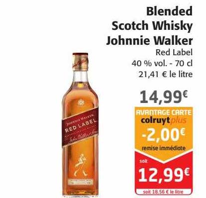 blended scotch whisky johnnie walker