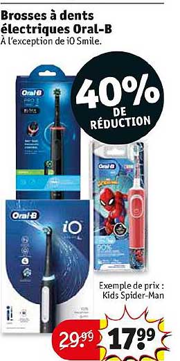 brosses à dents électriques oral-b