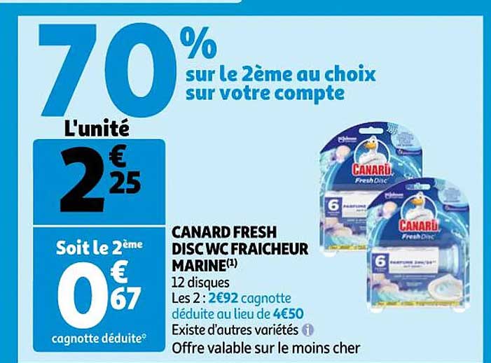 canard fresh disc wc fraîcheur marine