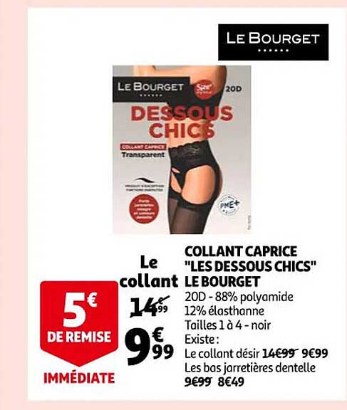 collant caprice "les dessous chics" le bourget