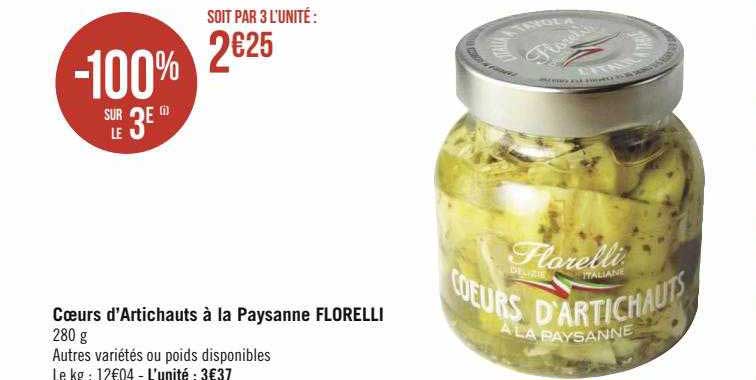 Cœurs D'artichauts à La Paysanne Florelli
