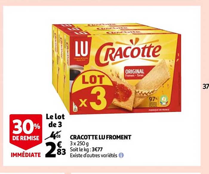 Cracotte Lu Froment