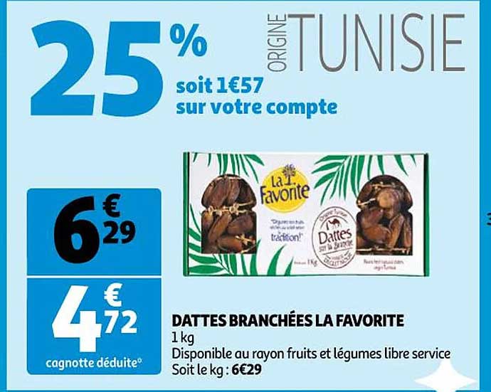 dattes branchées la favorite